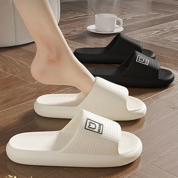 Fashion Women's Summer Ligtweight EVA Indoor Home Sandals Slippers Shoes Men Slippers Outdoor Cute Couple Thick Bottom Slides