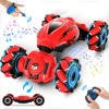4WD RC Drift Car Off Road 2.4G Radio Remote Control Light Stunt Car 360° Rotating Climbing Car Toy for Christmas Children's gift 1