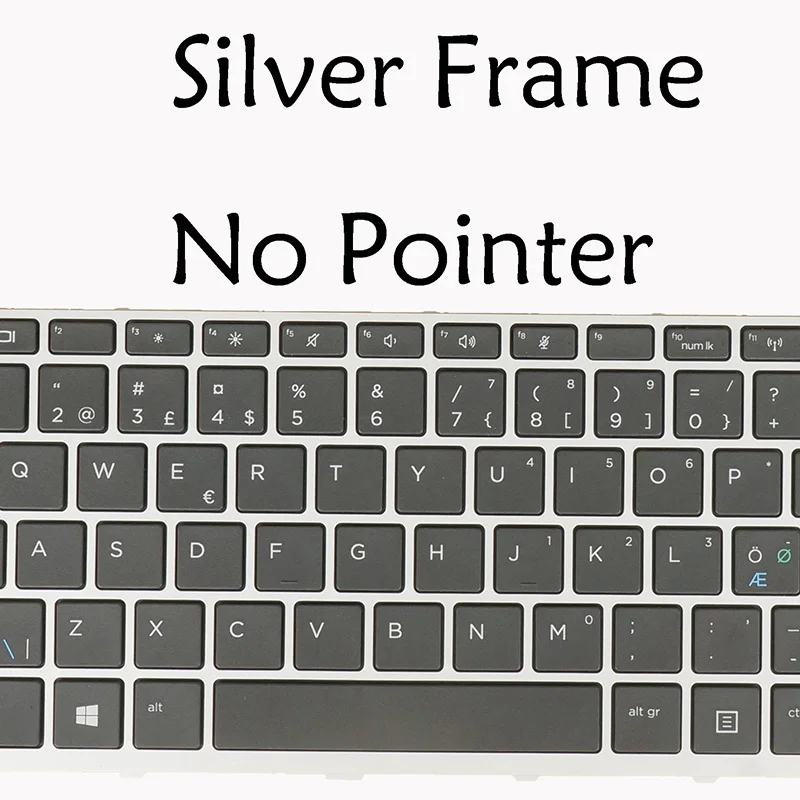 Teclado para hp Probook 430 g5 440 g5 445 g5 Zhan 66 Pro g1 X360 440 g1 L04645001 Prata Nórdico Hebraico Espanhol - Imagem 4