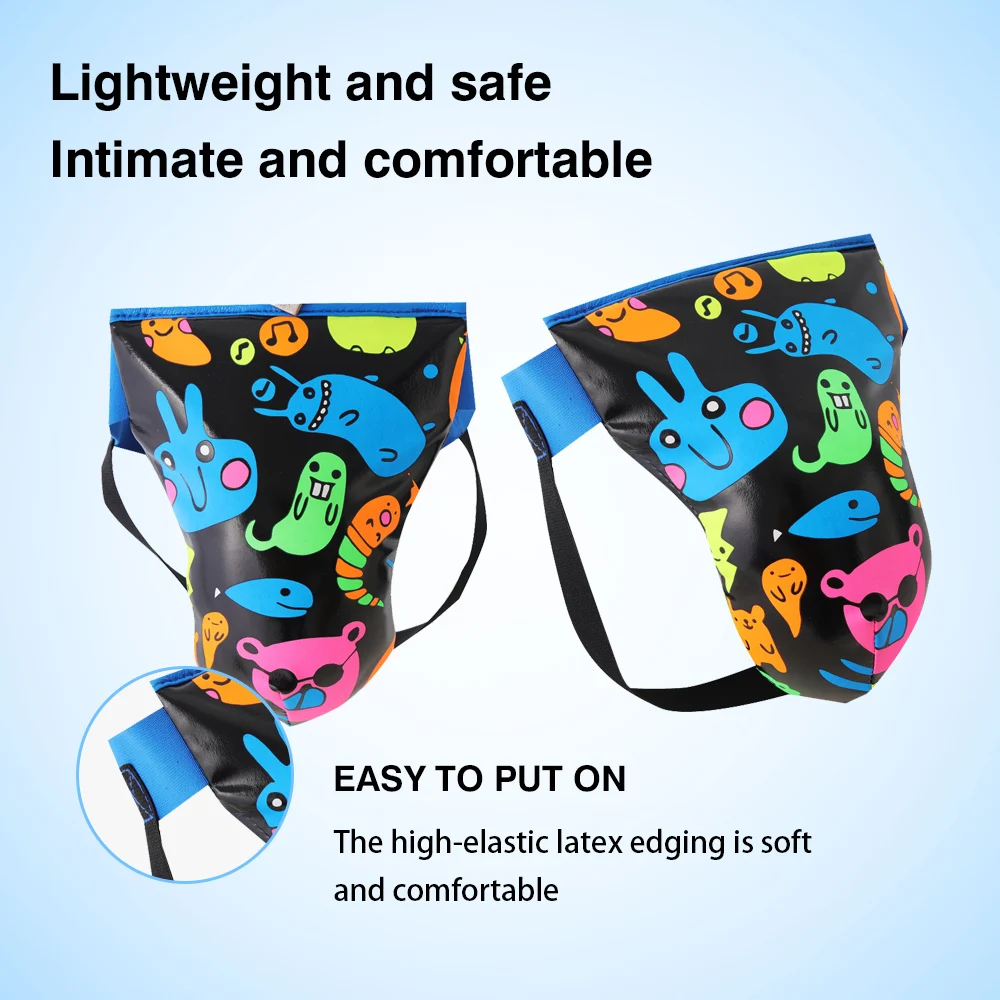 Dracula Boxing Kid Crotch Protection MMA Muay Thai Karate Judo Taekwondo Kickboxing Abdominal Guard Martial Arts Groin Gear