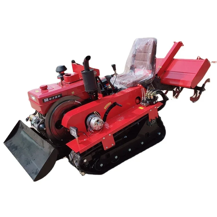 

25HP Ride on Cultivator Rotary Tiller Garden Mini Tractor Agriculture Equipment with Hitching Tool