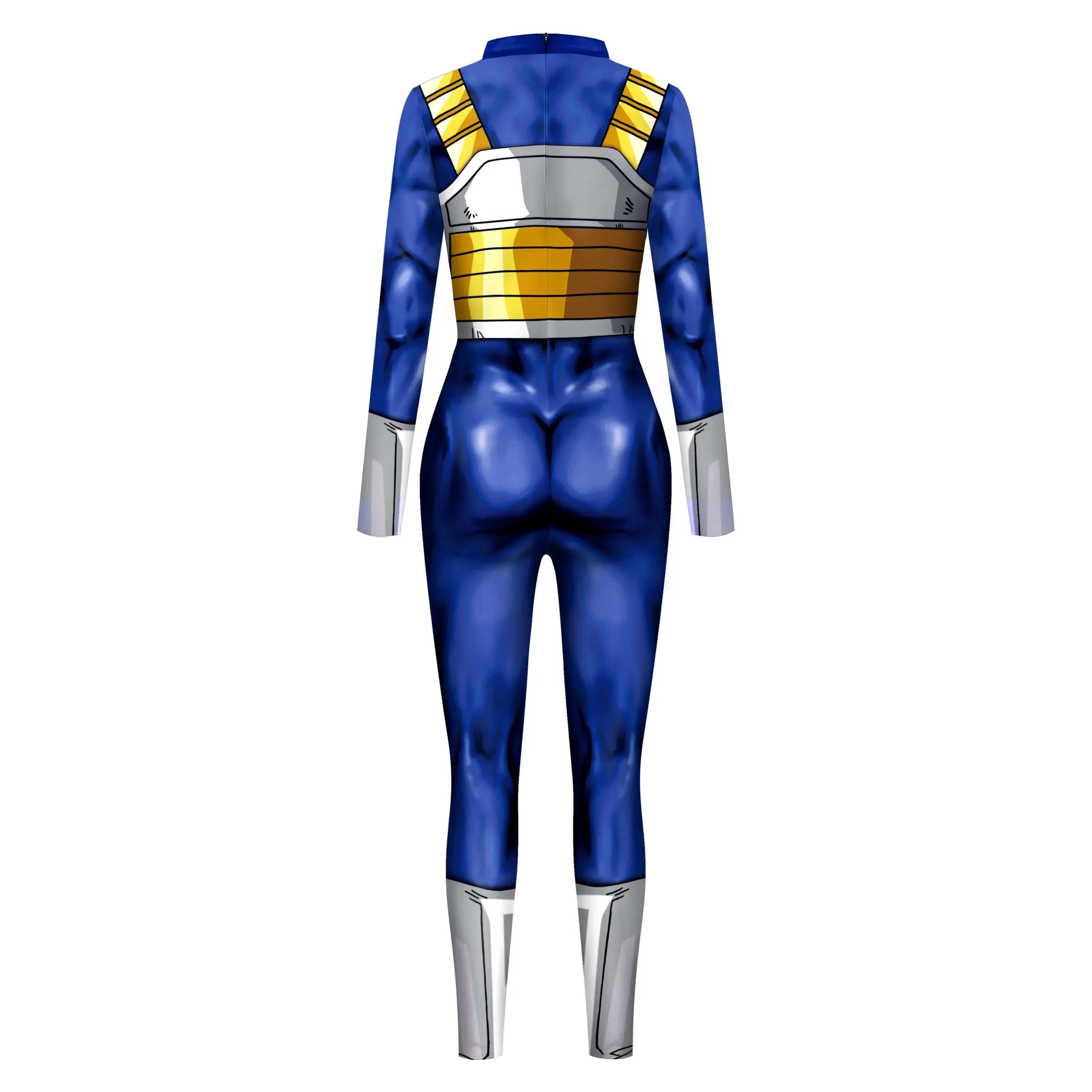 Cosplay Costume Adult Unitard Zawaland Anime Printing Fancy Outfit Long Sleeve Cosplay Adult Costume Catsuits Muscle Mens Bodysuit Tight Zentai Jumpsuit