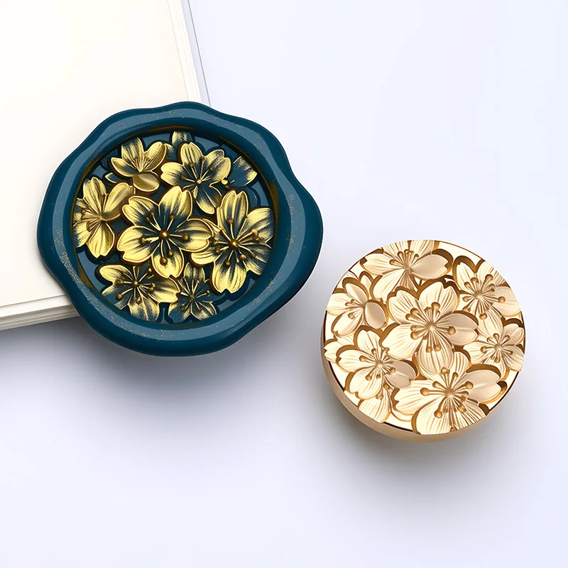 Brass Wax Seal Embossed for Wedding Invitation