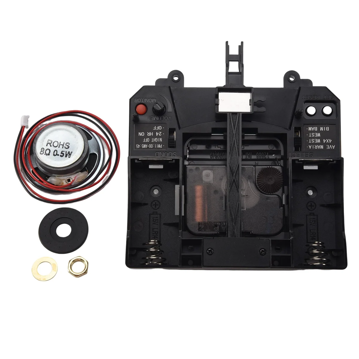 Newest Pendulum Clock Movement Music Box Silent Sweep Quartz Mechanism Wall Clock Replacement Part