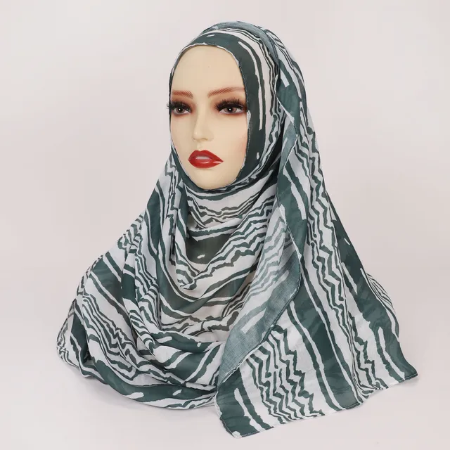 107413-76a5d0.jpg 1 pièces Ramadan Hijab imprimé léopard femmes bohème aquarelle doux musulman Hijabs Floral respirant châle enveloppement écharpe foulard chaud
