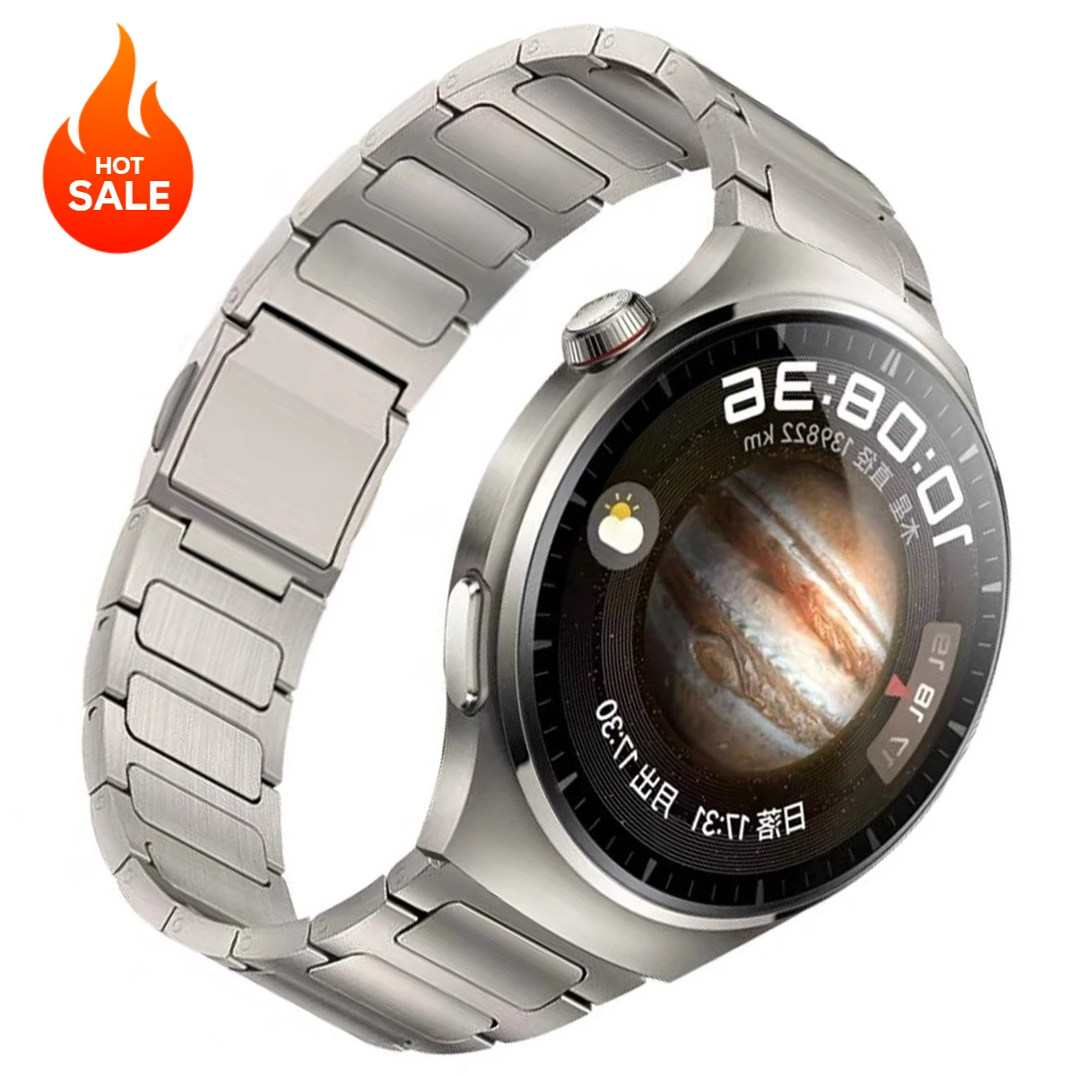 Titanium Magnetic Strap, 22mm - Universal Fit Premium Watch Bracelet