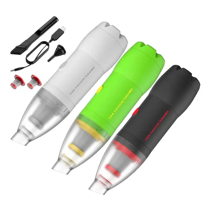 

Portable Car Vacuum Mini Cordless Portable Car Cleaner Strong Suction Convenient Portable Hand Vacuum For Offices And Home