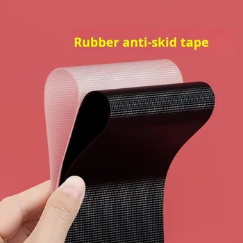 Nastro antiscivolo in gomma ultrasottile autoadesivo con supporto tappetino antiscivolo con motivo a diamante per stazione base aspirapolvere robot 1