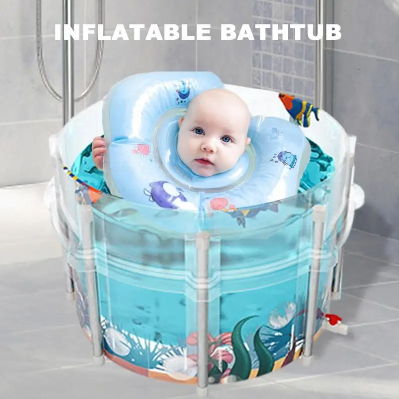 Style Portable Bathtub Inflatable Adults Children Bath Tub Folding Winner Bathroom Shower Supplies To Keep Warm