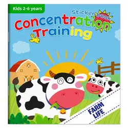 Children's Reusable Cartoon Sticker Book: Fun and Educational Gift (Farm Life)