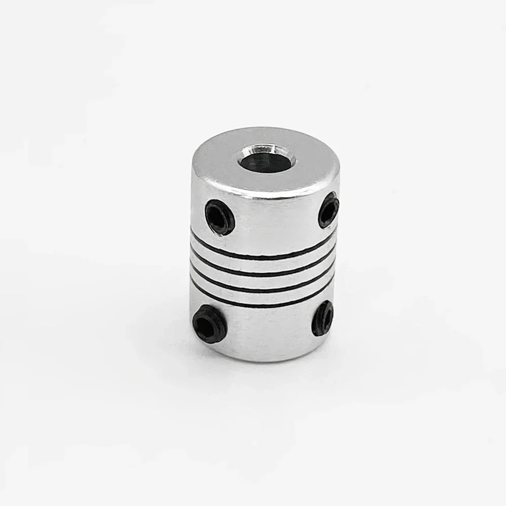 2Pcs Aluminum Alloy Wound Elastic RS Coupling D16L23 Inner Hole For Connecting The Driving And Driven Shafts 2/3/3.17/4/5/6/6.35 shaft coupler flexible coupling shaft connector rigid shaft coupler