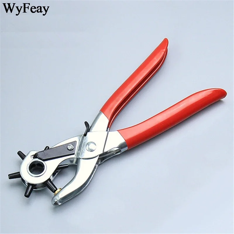 Leather Craft Tools Leather Hole Puncher Eyelet Puncher Sewing Machine Setter Tool for Watchband Strap Household Paper DIY
