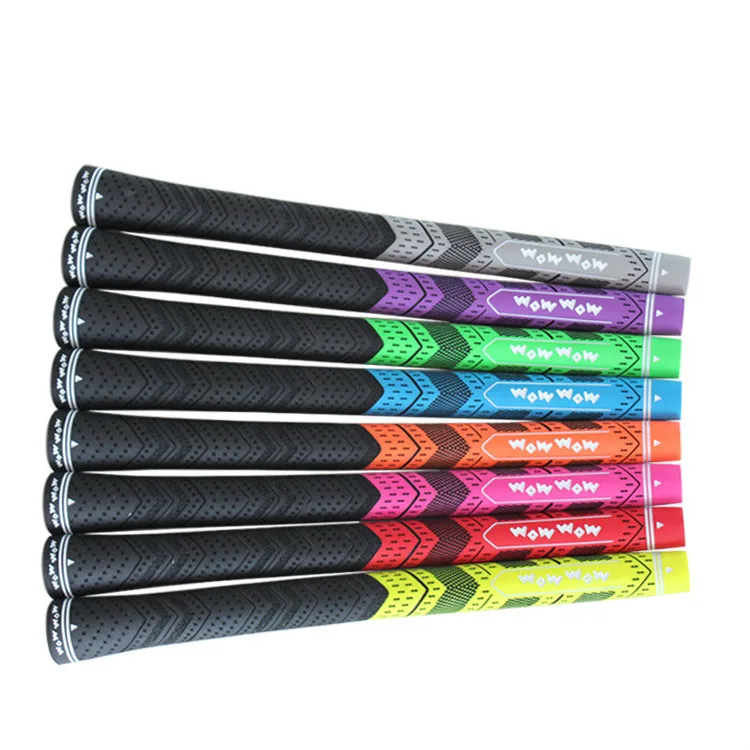 8pcs New Golf Grip Rubber Handle Customized Logo Golf Club Cover Golf