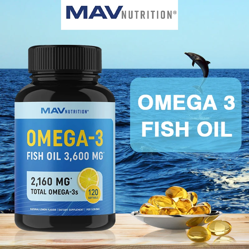 

Fish Oil Triple Strength, 3,600 Mg, Uncracked, Non-GMO, NSF Certified