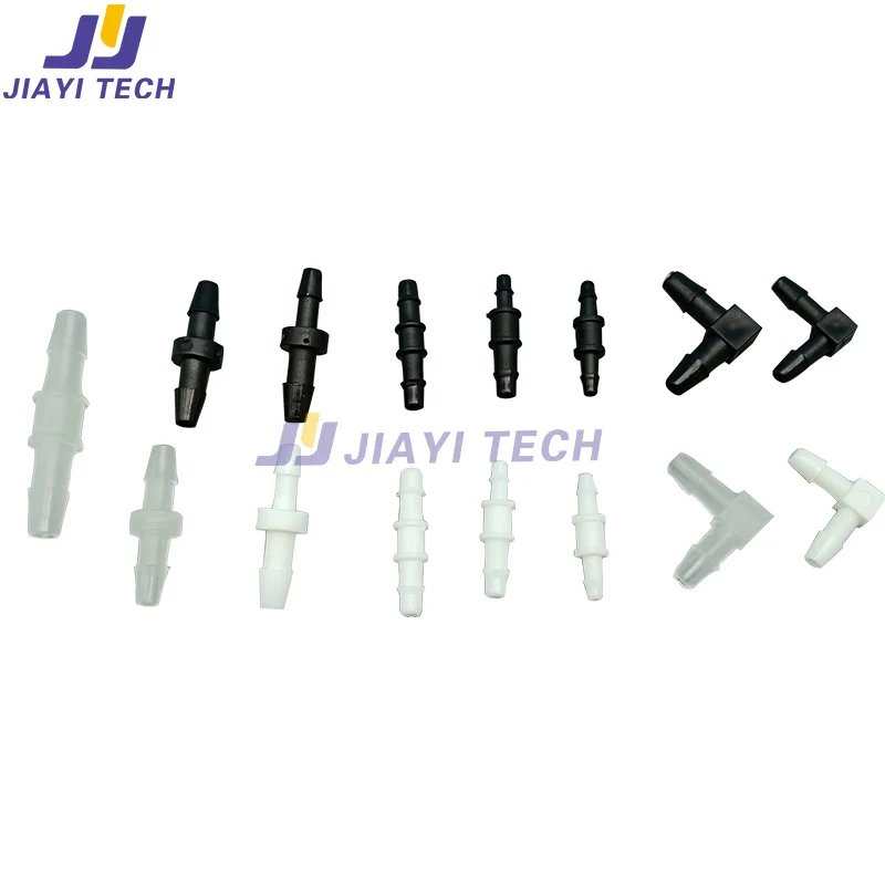 Direto l Forma Ink Tube Connector Eco Solvent uv Mangueira Joint Tubo de Conexão para Epson Xp600 Dx5 Dx7 Printer 20 Pcs por Pacote - Imagem 4