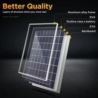 Kit de panneaux solaires rigides 300W pour la maison, étanche, monocristallin, charge de batterie 12V avec contrôleur 100A, câble 4
