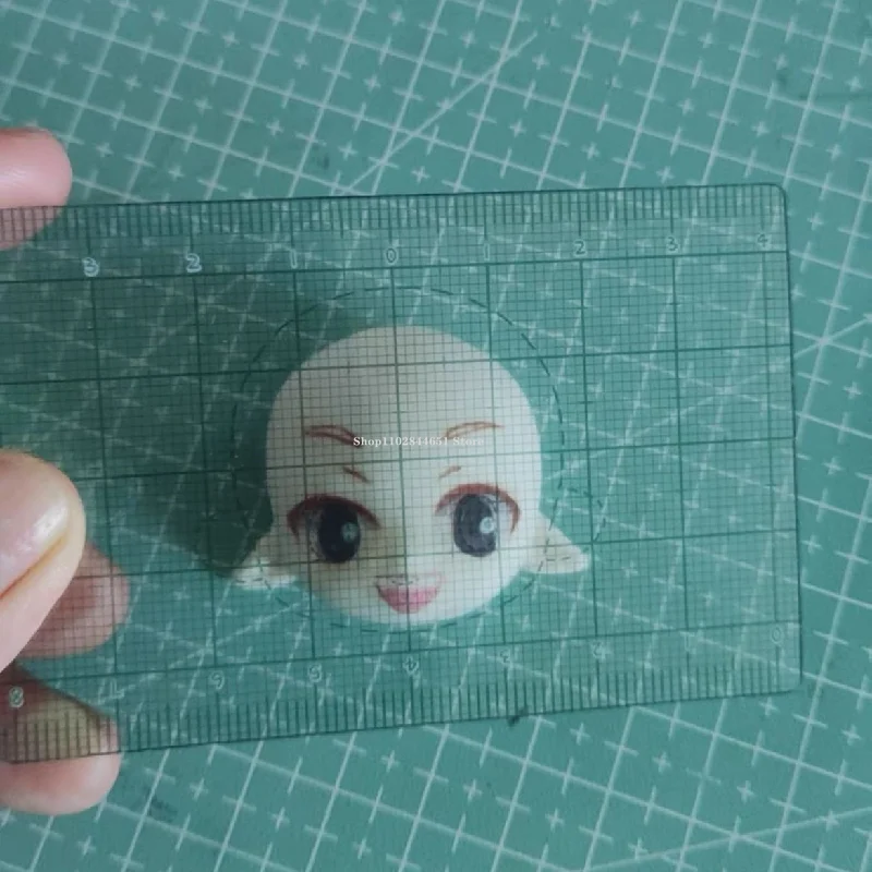 Polymer Clay Doll Face Drawing Aid Symmetry Card DIY Ceramics