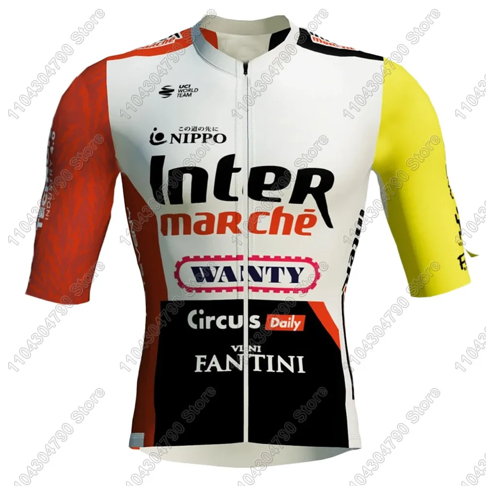 Team Wanty Cycling Jersey Set Mens Short Sleeve Belgium Clothing Road Bike Shirts Suit Bicycle Bib Shorts MTB Wear Maillot