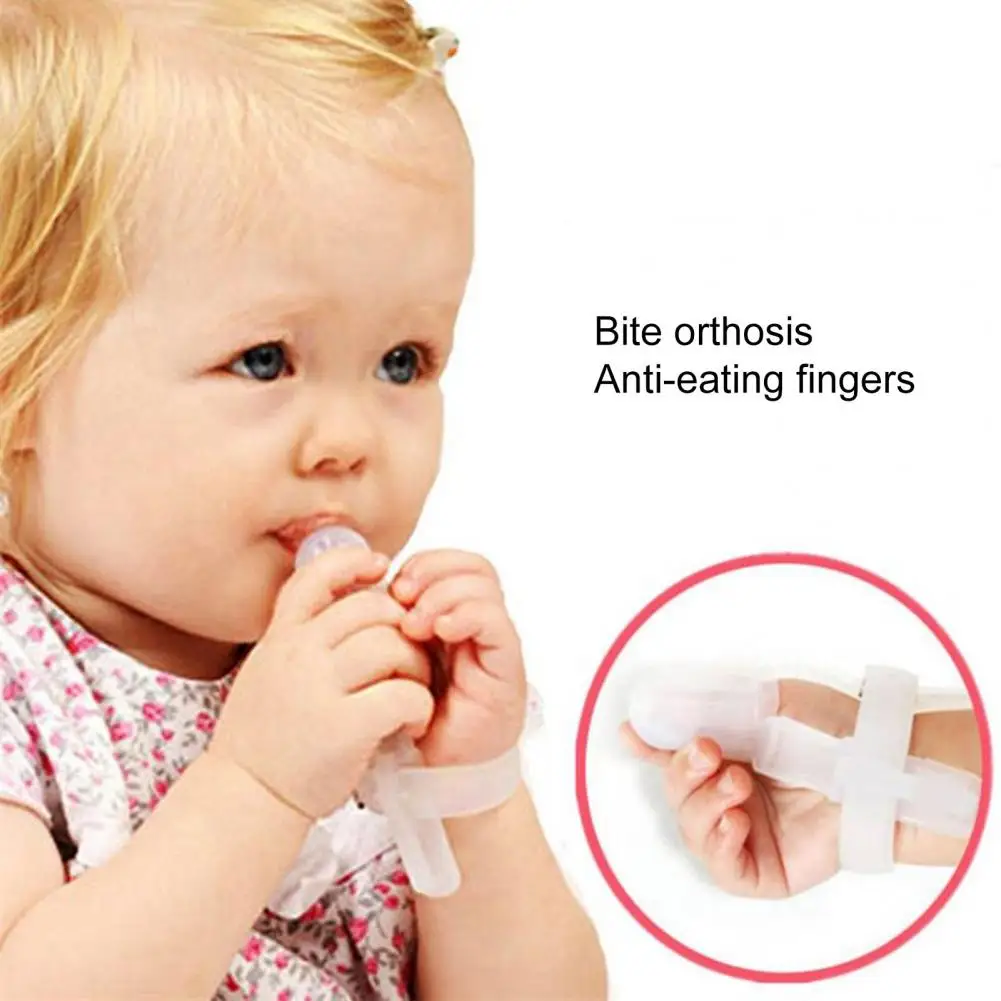 Baby Finger Sucking Guards High Toughness Adjustable Silicone Children Nail Biting Preventing Baby Finger Guard for Kids anti nail biting polish
