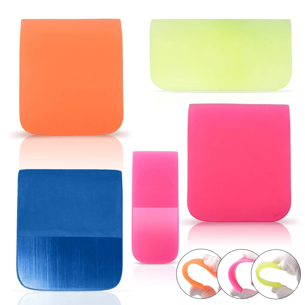 

Asia-Sale PPF Pink Scraper Soft Rubber Squeegee Tint Tool Glass Water Wiper Car Styling Sticker Accessories Window Film Card
