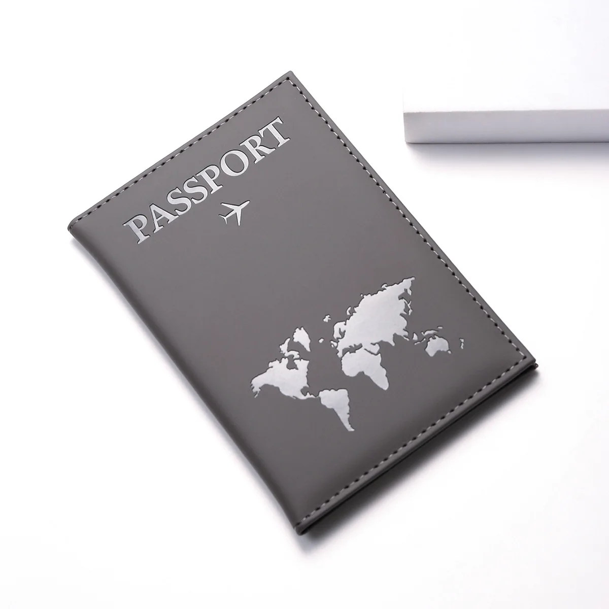Vintage RFID Passport Wallet - Multi-Function PU Leather Travel Accessory