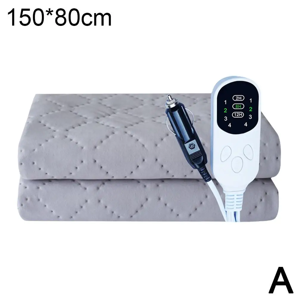 12V Car Heating Blanket Auto Sleeper Warm Heater For Camping Trucks Off-Road Vehicles Heated Blanket Seats Heater Warm Heat O2U6