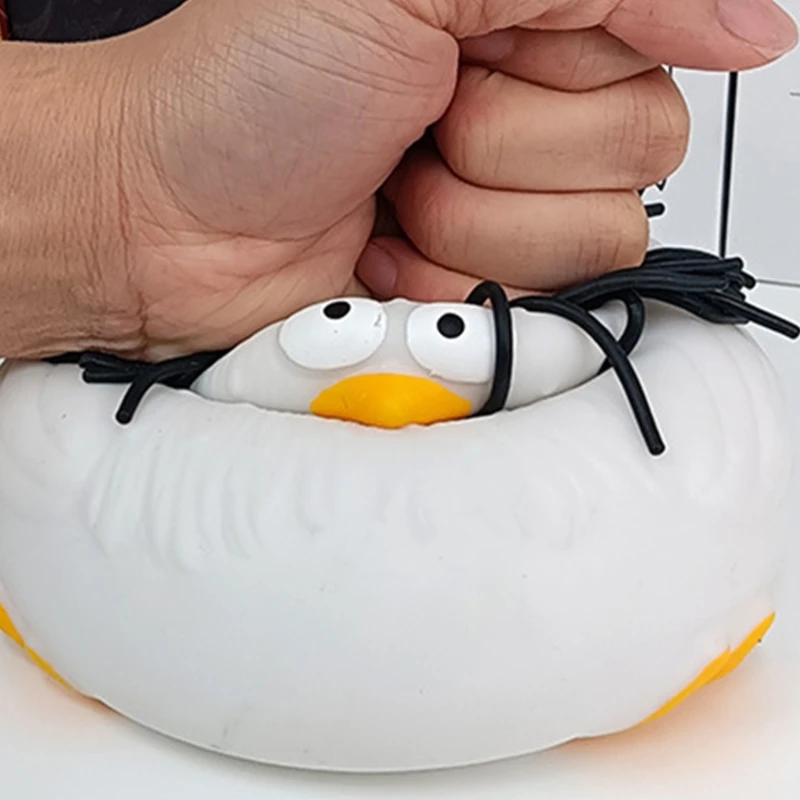 

Popular Stretchy Chicken Soft Squeezable Animal Toy Kids Stress Relief Toy DropShipping