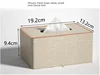 Light Luxury Paper Box Nordic Creative Leather Tissue Box Rose Gold Decoration Hotel Living Room Restaurant Home Paper Box 6