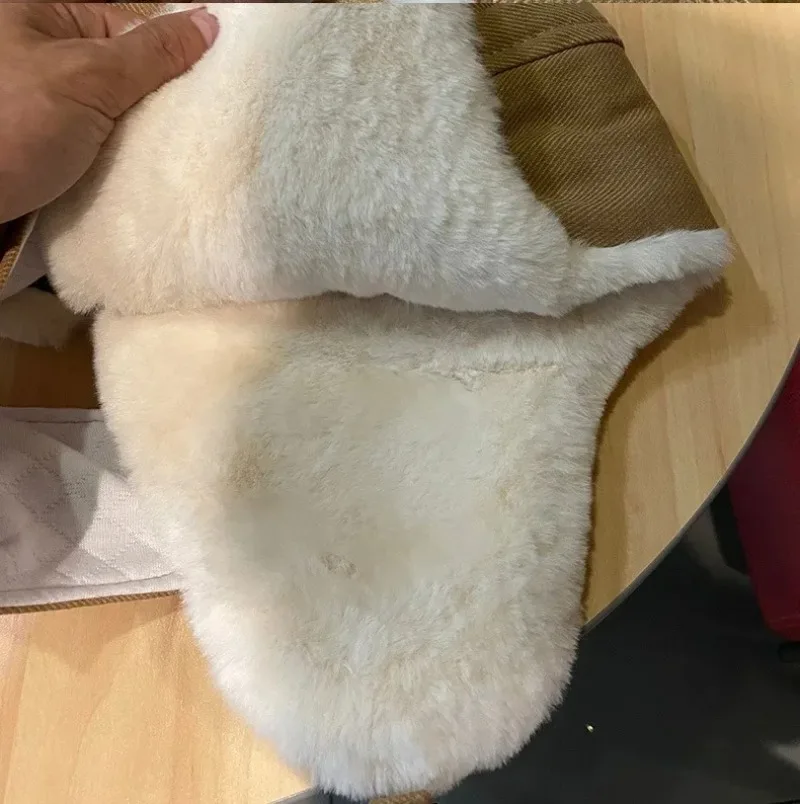 Men's and Women's Fashion Pilot Hat Winter Thickened Warm Ear Muffs Cycling Skiing Cold Mask Cotton Cap Glasses Thunderbolt Hat