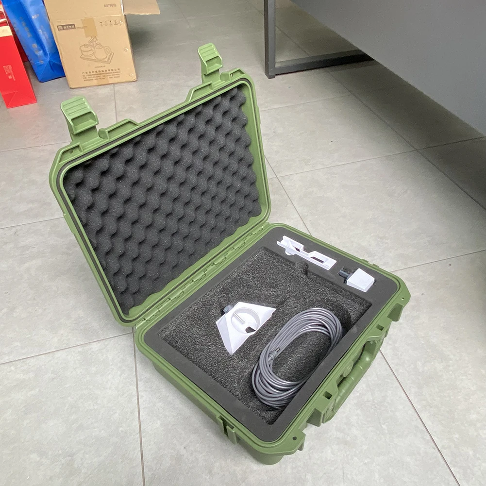 Waterproof Travel Case with Molded Foam Hard Carrying Case Portable Travel Protective for Starlink Mini Accessories