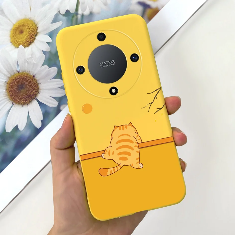 Lovely Cartoon Flower Slim Soft Silicone Phone Case Cover