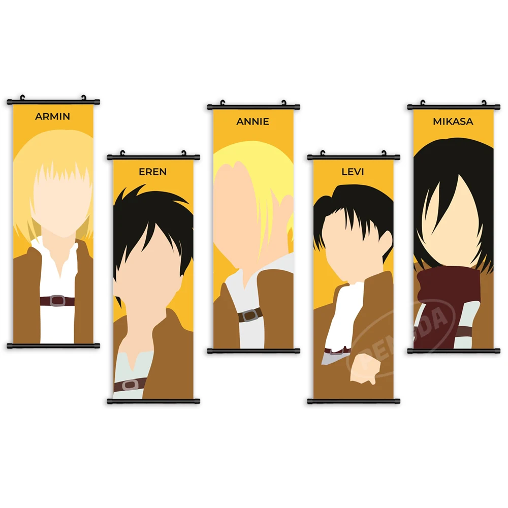 

Canvas Japanese Anime Figure ArminArlart Decor Paintings Home Room Decoration Wall Art Picture Prints Attack On Titan Posters