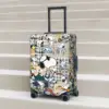 American Snoopy Dog Suitcase Cover Flight Christmas Fun Luggage Accesories Business Protection 1