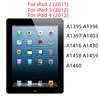 For iPad 2 3 4 A1395 A1396 A1397 A1403 A1416 A1430 A1458 A1459 A1460 Tempered Glass Screen Protector 9.7" Tablet HD Clear Glass 2