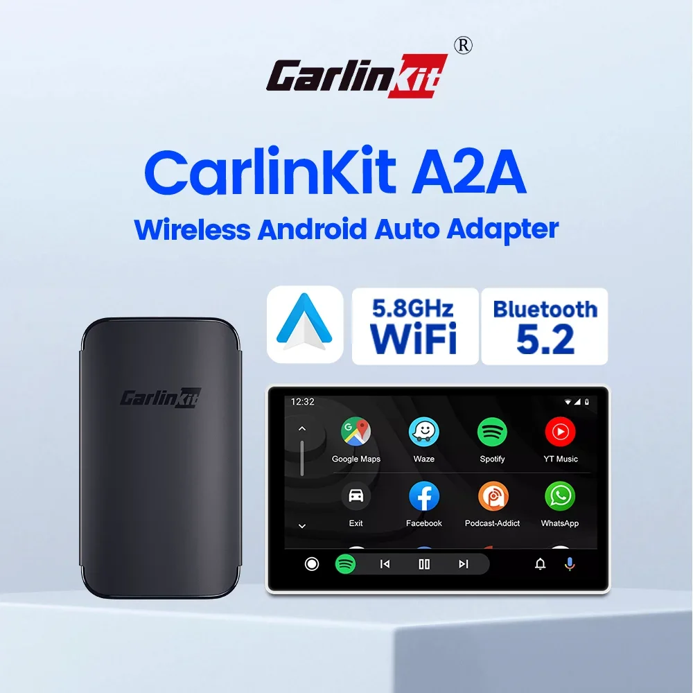 Carlinkit A2A Wireless Android Auto Adapter 