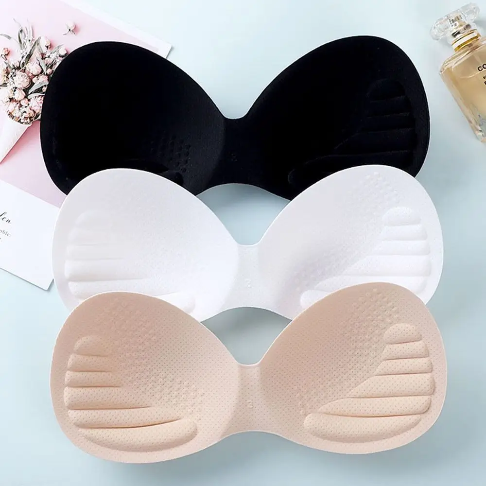 

Padding Solid Color Bikini Inserts Swimsuit Breast Chest Cup Chest Enhancers Bra Padding Intimates Accessories Sponge Bra Pad