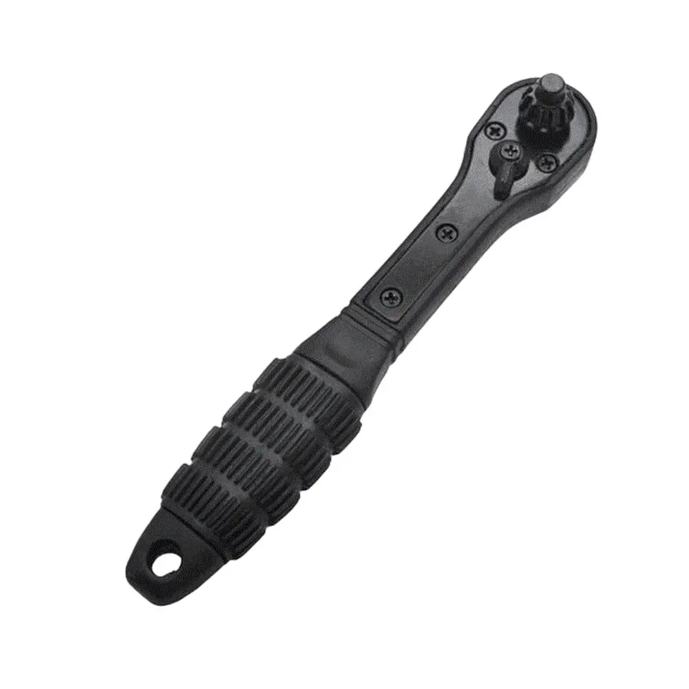 2 In 1 Drill Press Chuck Key Wrench Universal Ratchet Chuck Key Dual-use Drill Press Clamping Tool for Tightening Loosening 4