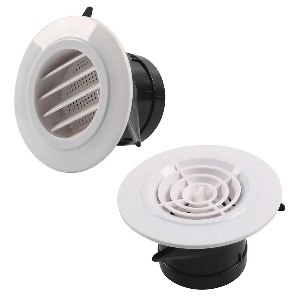 

Car Air Outlet Vent Round Adjustable Central Air Conditioning Vent Indoor Air System Exhaust Vent Replacement Parts
