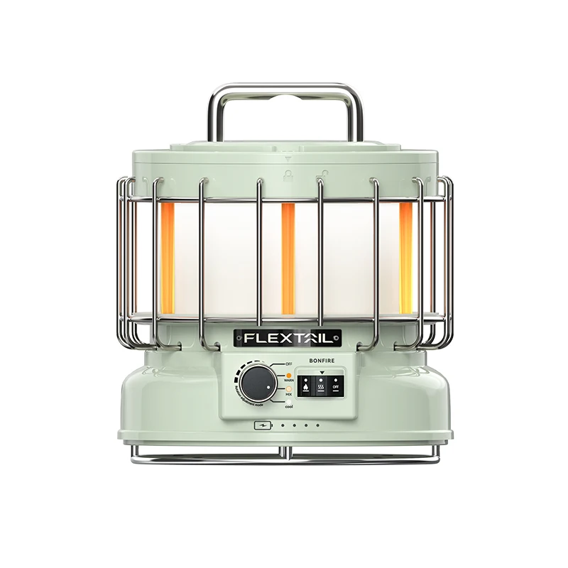 FLEXTAILGEAR MAX LANTERN Outdoor Camping Lamp Aromatherapy Humidifier 3-in-1 Vintage Rechargeable Lantern with Flame