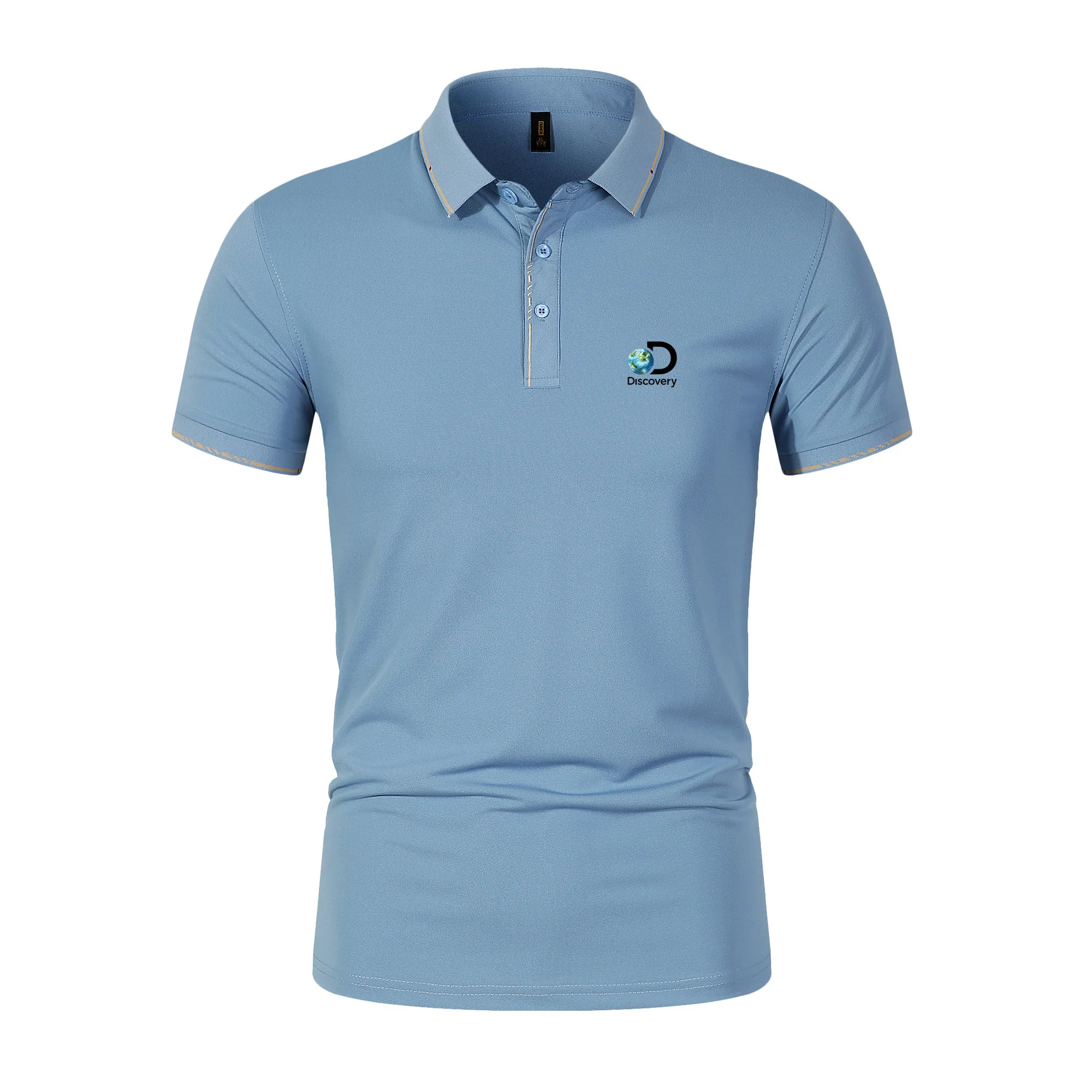

2023 Cotton Short Sleeve Polo Shirt Men Summer Cool T-shirt Lapel Print Top Slim Fit Fashion Streetwear Outdoor Sportwear Casual