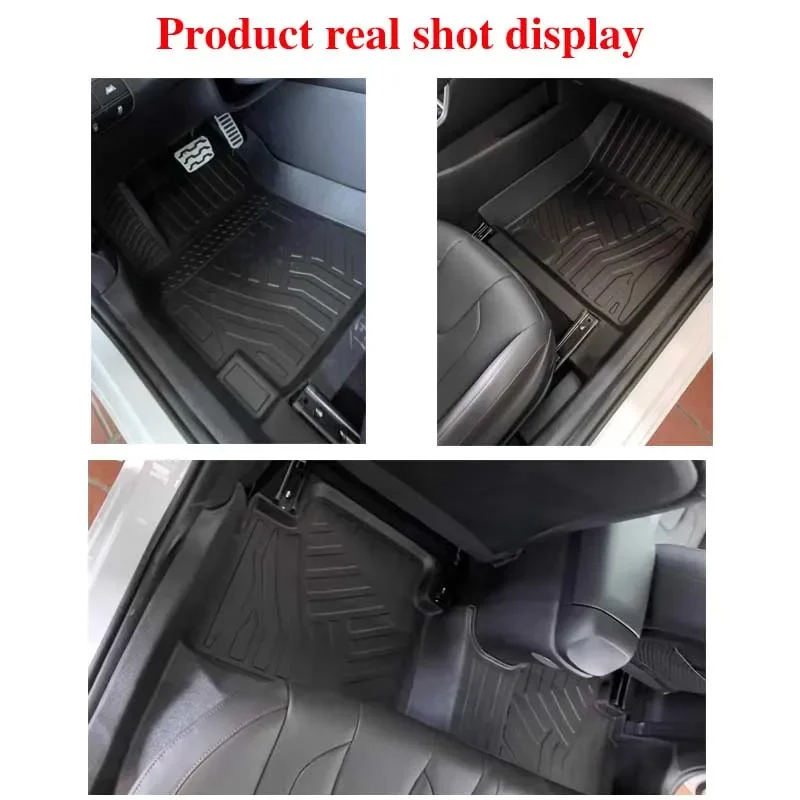 Car Accessories For DFSK Landian E5 NEV 3D TPE Floor Mat Anti-scratch Mud Carpet Foot Pad Full Rug Cushion