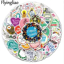 

100pcs Jesus Church Anime Children Scrapbooking Stickers Waterproof PVC Skateboard Guitar Suitcase Graffiti Sticker Kids Toy