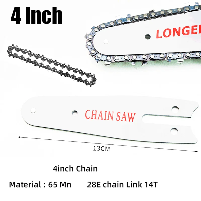 Mini Steel Chainsaw Chains Electric Saw Blade Electric Power Tool Saw Accessory Replacement Wood Cutting 4In 6 Inch 8 Inch Chain mini chainsaw electric chainsaw electric saw chainsaw chains