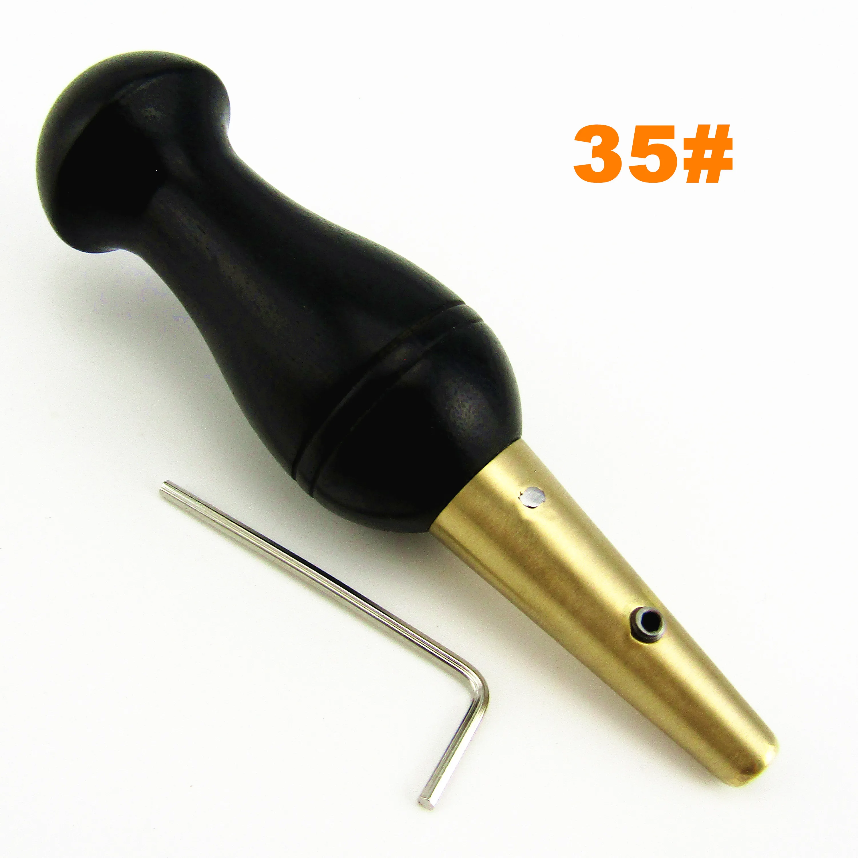 0-4.4mm Leather Crafts Sewing Stitching Awl Taper-shank Clip Needle Handle Tool Suitable for needles with a diameter of 0-4.4mm