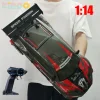 1:14 2WD Remote Control Car RC Car With Led Lights 2.4G Radio Buggy Off-Road Racing Control Trucks Boys Toys for Children Sound 1