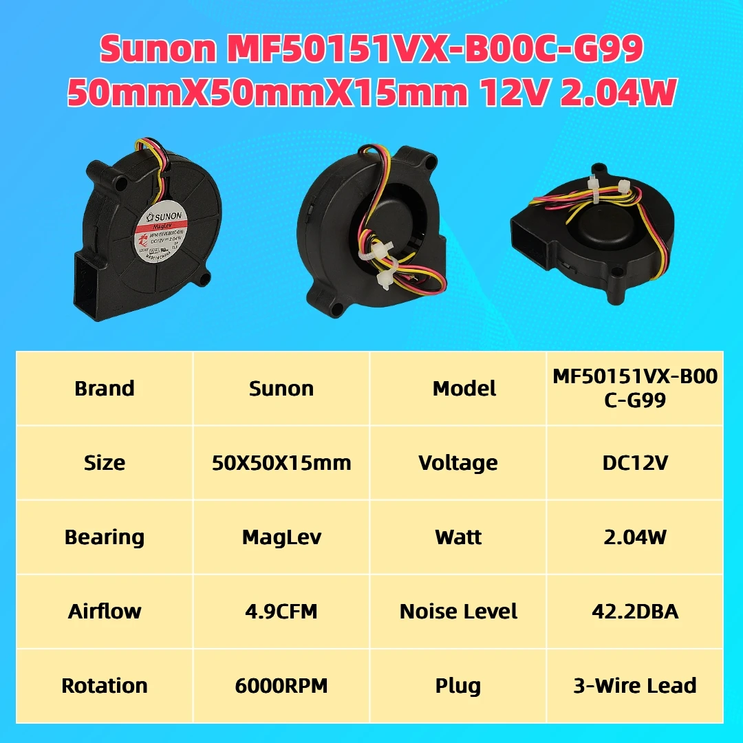 3D 프린팅 프린터 부품용 축 선풍기 송풍기 선풍기, 5015S, DC 12V, 24V, 4010 6020, 40mm, 50mm, 60mm