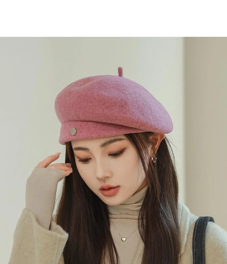Wollbarette Für Kinder Im Koreanischen Herbst- Und Winterstil_voghion.com