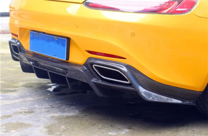 High Quality REAL Carbon Fiber Front Lip Rear Diffuser Bumper Body Side Skirt Kit Spoiler For Mercedes Benz AMG GT GTS GTC GTR 34 - Racext High Quality REAL Carbon Fiber Front Lip Rear Diffuser Bumper Body Side Skirt Kit Spoiler For Mercedes Benz AMG GT GTS GTC GTR - - Racext 33