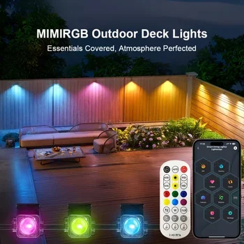 Outdoor fence DIY app control, IP67 waterproof color-changing string lights 1