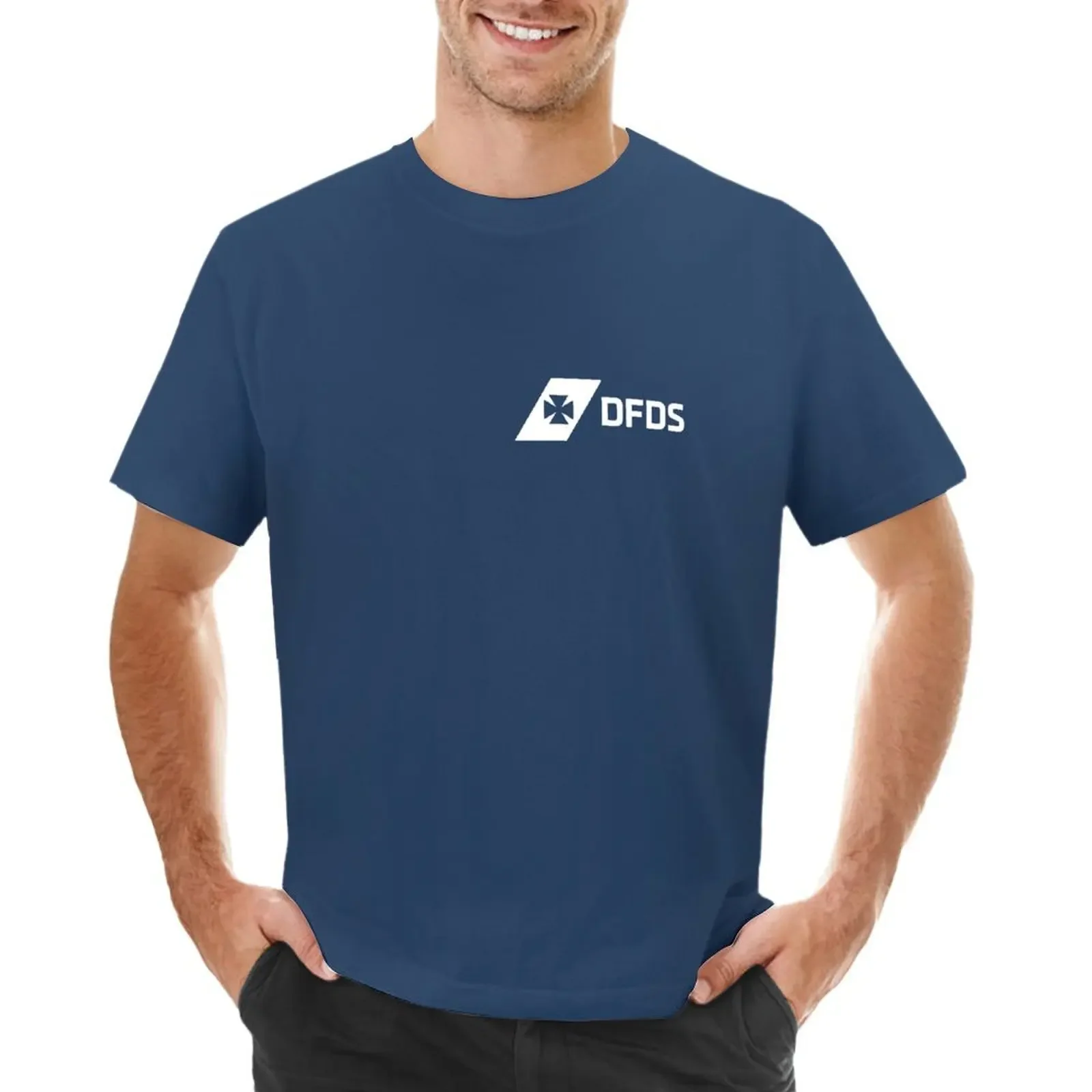 

Official DFDS Logo- Inverted colours T-shirt oversized vintage tees mens graphic t-shirts funny